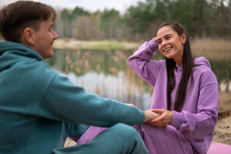 a friends enjoying each other support by helping each other by loneliness 