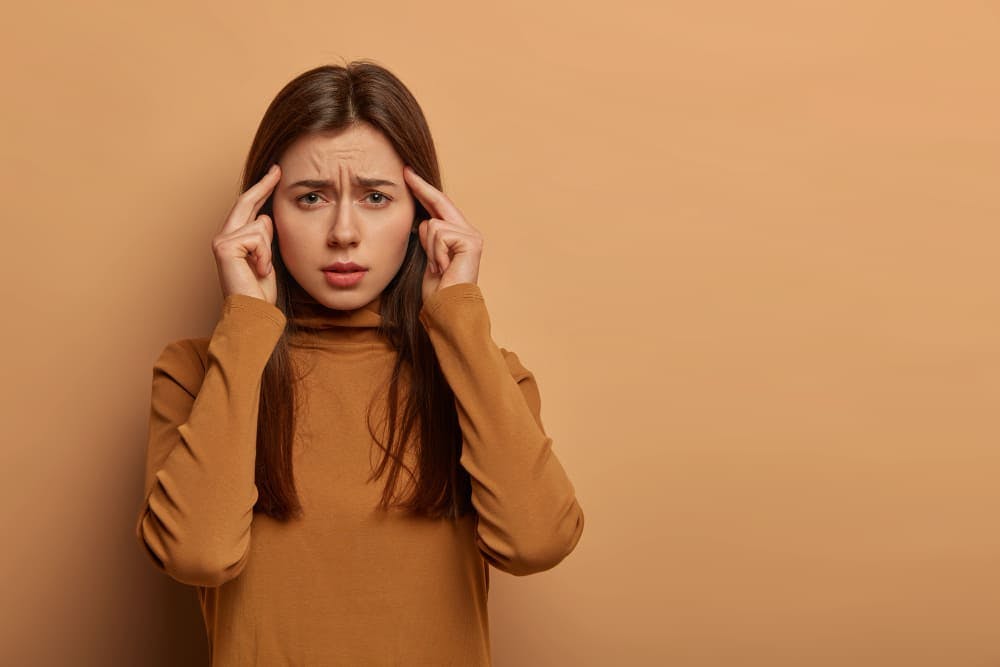 girl facing negative emotions