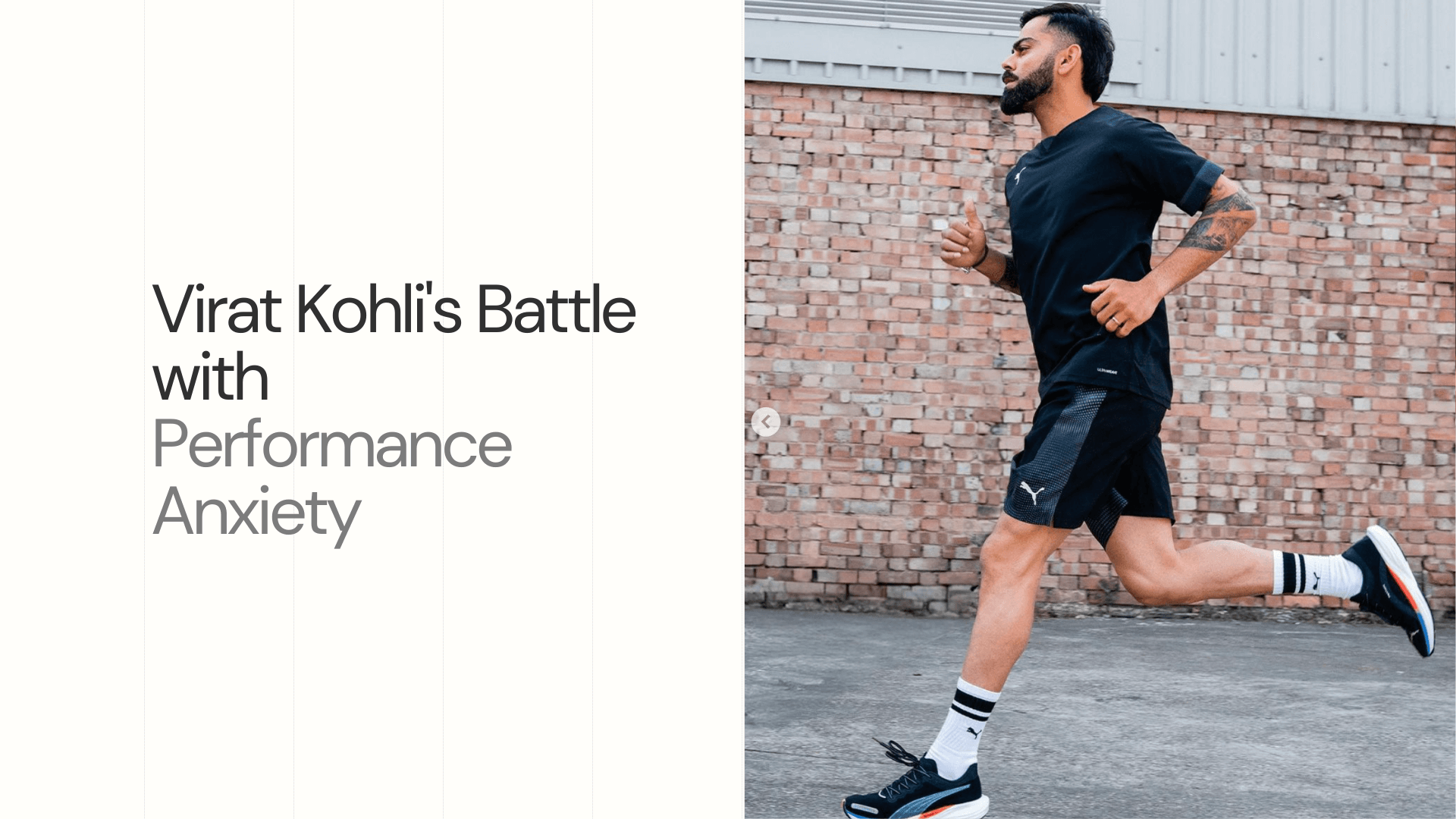 How Did Virat Kohli[Indian Cricketer] Fight with Performance Anxiety