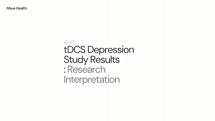 tDCS Depression Study Results