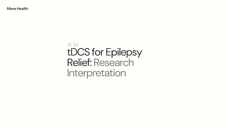 tDCS for Epilepsy Relief