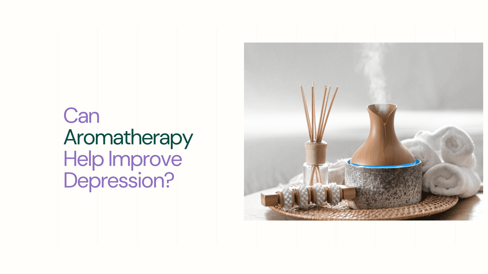 Essential oil aroma diffuser humidifier diffusing water articles in the air - Can Aromatherapy Help Improve Depression?