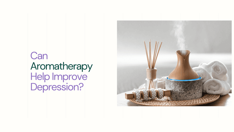 Essential oil aroma diffuser humidifier diffusing water articles in the air - Can Aromatherapy Help Improve Depression?