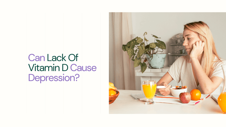 Girl having healthy breakfast but Vitamin D Deficiency Leave her Feel Down in the Dumps