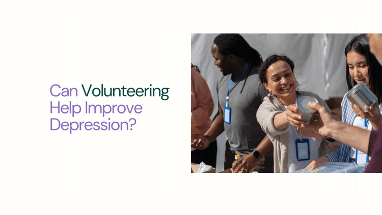 Different people doing volunteer work with food - Can Volunteering Help Improve Depression?