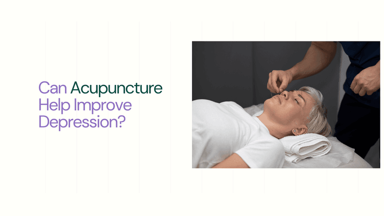 Japanese traditional medicine with needles on forehead - Can Acupuncture Help Improve Depression?