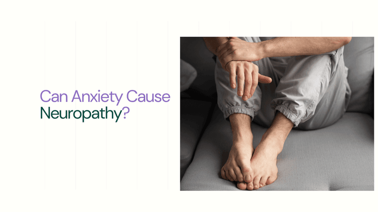 man posing while sitting down on the couch - Can Anxiety Cause Neuropathy?