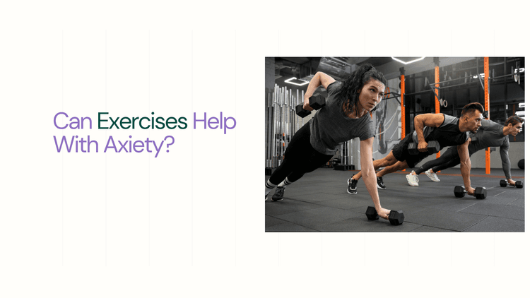 People working out indoors together with dumbbells - Can Exercise Help With Anxiety?