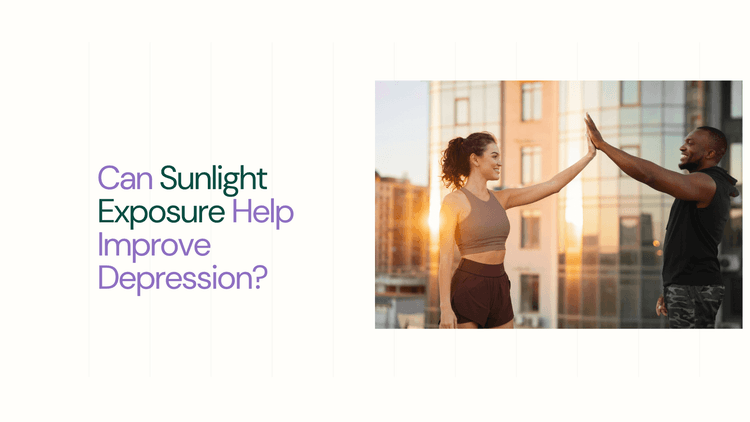 Side view people training together - Can Sunlight Exposure Help Improve Depression?